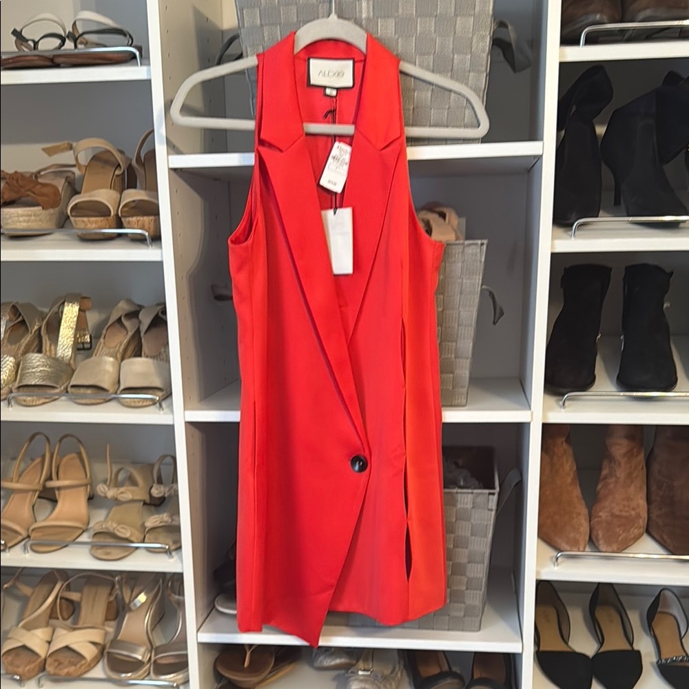 Alexis Red Mini Blazer Dress